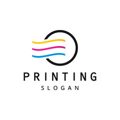 Digital Print Logo Design Template