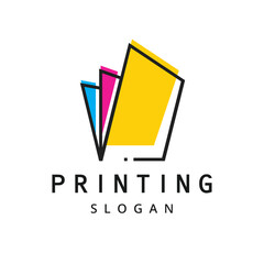 Digital Print Logo Design Template