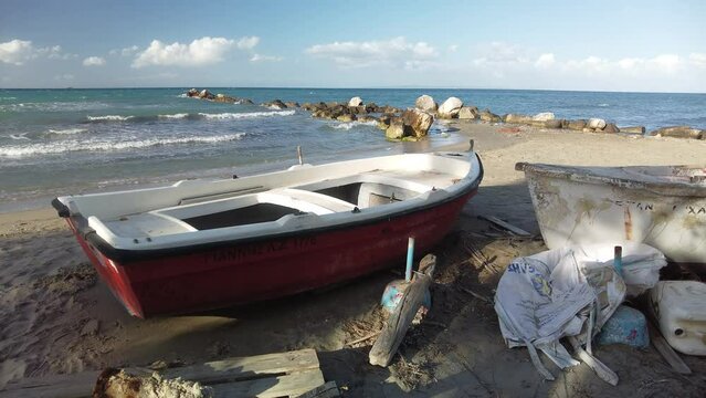 beach of Argassi in Zakynthos