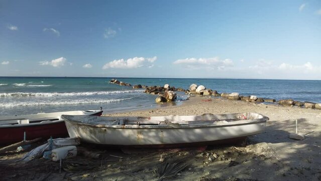 beach of Argassi in Zakynthos