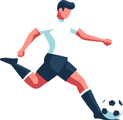 Artificial intelligence generation of soccer illustrations.
