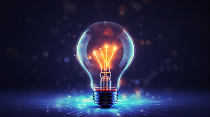 Abstract modern AI futuristic technology neon light effect network digital Connections data design background