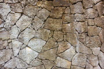 Stone wall background with grey color