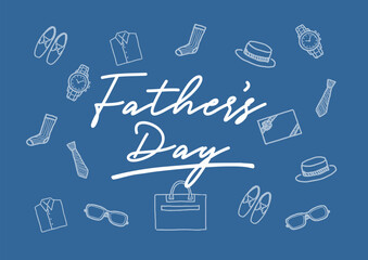 父の日のプレゼントや贈り物のイラスト