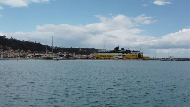 beach of Argassi in Zakynthos