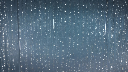 Rain drops on the window