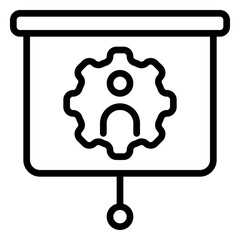 globe icon, line icon style