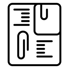 Snow icon, line icon style