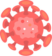 Illustration of coronavirus pathogen