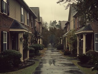Fototapeta premium Townhomes.