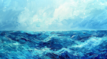 blue water background