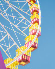 Ferris wheel on a sunny day