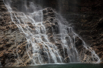 Sandiequan is a waterfall located in the eastern part of Lushan National Park, Jiangxi province,...