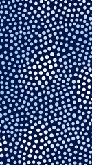 A blue background featuring evenly spaced white dots all over