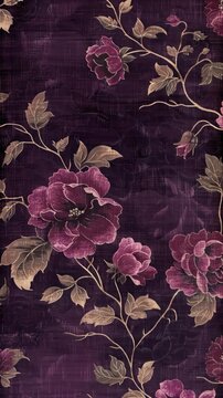 Paisley Purple And Pink Wallpaper