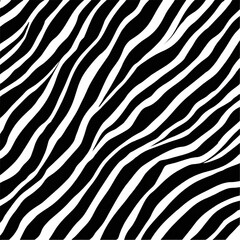 Realistic zebra print pattern background. Zebra skin texture