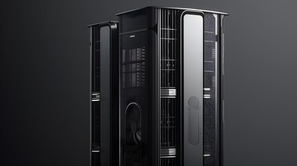 New Technology computer about Chiplets Technology working. 3D image and illustrat design to future.