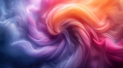 Obraz premium Surreal color swirls abstract background