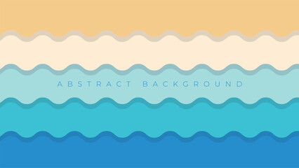 abstract blue wave strips background design