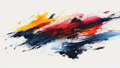 Abstract brush strokes in a painterly style, suitable for expressive and bold visual statements