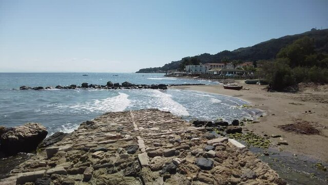 view of the shore in Argassi resort