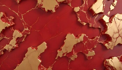 Red white abstract  marble background