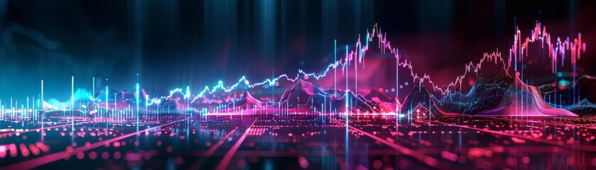 Stock market graph with annotations by a celebrity investor, perfect for highprofile investment insights