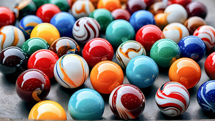 きれいに磨かれた陶器製の球体