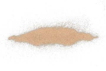 Sand pile isolated transparent