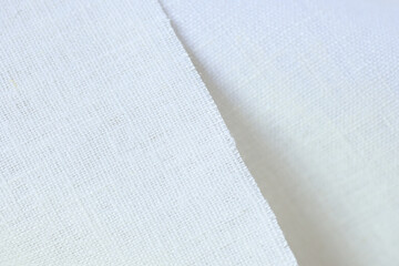 white cream hemp viscose natural fabric cloth color, sackcloth rough texture of textile fashion...