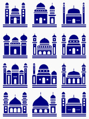 Fototapeta premium Mosque pattern for decoration, background, panel, and cnc cutting