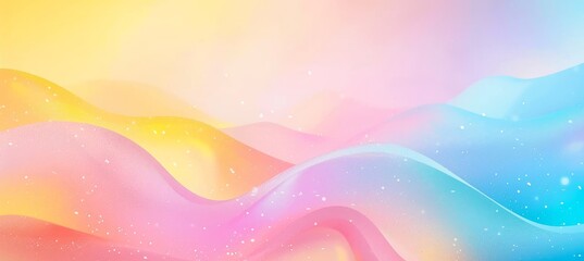 abstract pastel colorful background with waves