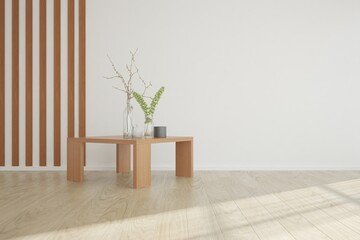 Modern interior design. 3D illustration