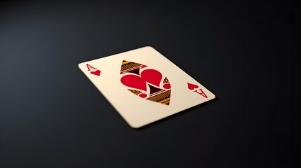 Playing Cards gambling icon 3d