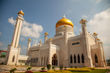 Omar Ali Saifuddien Mosque, a mosque in Bandar Seri Begawan, the capital of Brunei