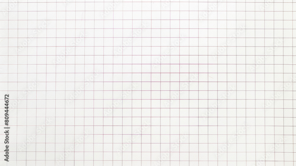 Poster seamless white graph paper with grid lines for mathematics and engineering