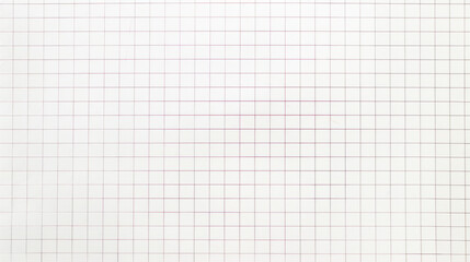 Seamless white graph paper with grid lines for mathematics and engineering