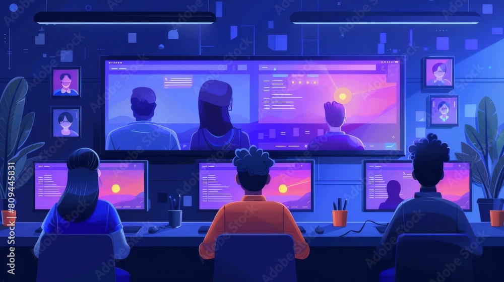 Poster building a successful remote team with effective virtual exercises