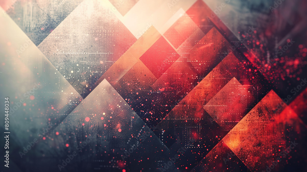Fototapete abstract geometric shape technology digital hi tech concept background. space for your text