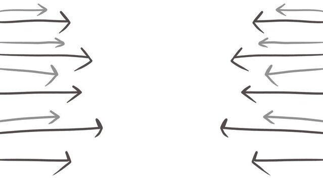 There are arrows sticking out from the sides of the image, pointing to the center where there is room to insert text, words or a logo.
