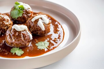 Exquisite Albondigas in Tomato Chipotle Sauce
