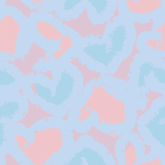 Pastels Heart shape seamless pattern design