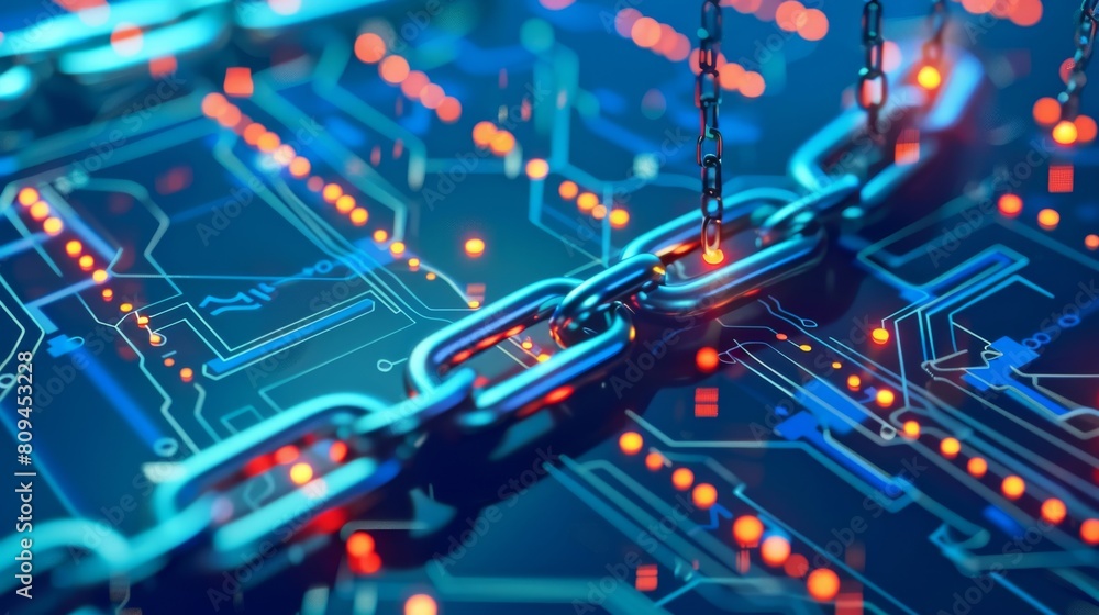 Poster comparison charts of traditional vs blockchain-based security solutions