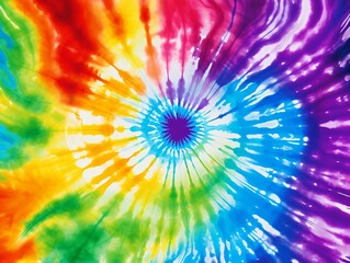 Colorful Tie Dye Design Pattern Background