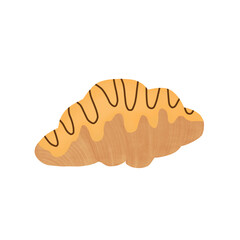 croissant isolated on white