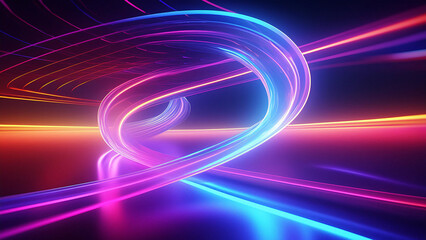 カラフルな抽象的な背景 金属 砂金 テープ リボン スプリング ガラス 宝石 abstract background