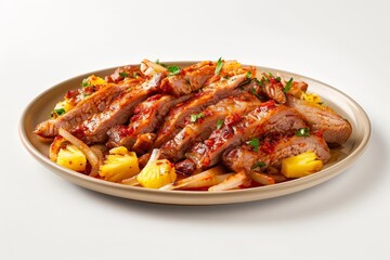 Exquisite Al Pastor Marinated Pork with Sizzling Onions
