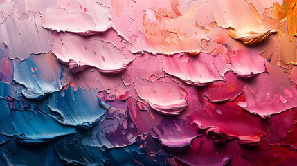 Obraz premium abstract oil paint texture on canvas, background