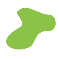 green organic liquid