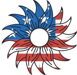 Obraz premium 4th of July Icons: Celebrate Independence Day with Patriotic Symbols